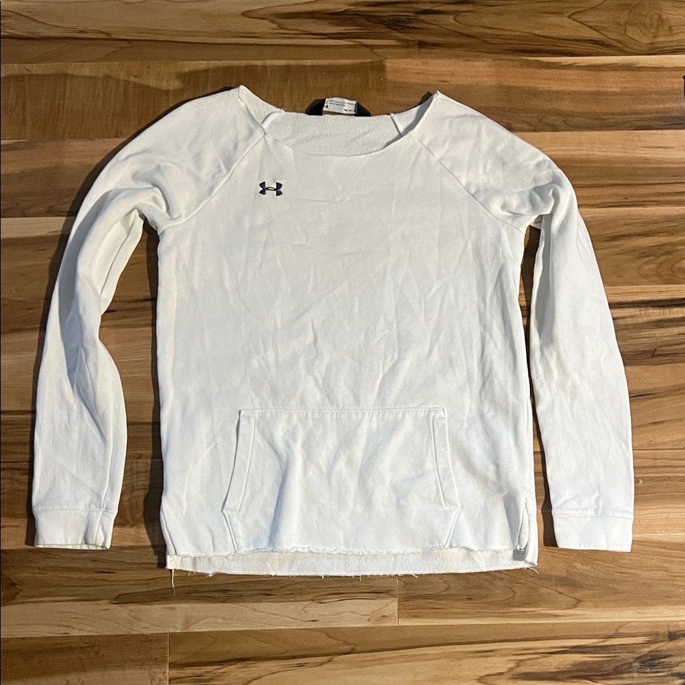 Under Armour White Long Sleeve Top